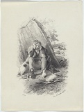 Artist: GILL, S.T. | Title: The invalid digger. | Date: 1852 | Technique: lithograph, printed in black ink, from one stone
