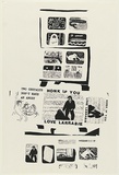 Artist: WORSTEAD, Paul | Title: Honk if you love Larrabie | Date: 1980 | Technique: screenprint, printed in black ink, from one stencil | Copyright: This work appears on screen courtesy of the artist