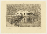 Artist: Coffey, Alfred. | Title: Mosman Bay in 1895. Sydney Harbour. | Date: c.1926 | Technique: etching, printed in black ink, from one plate