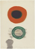 Artist: Dawson, Janet. | Title: Montant (Rising). | Date: 1960 | Technique: lithograph, printed in colour, from multiple stones | Copyright: © Janet Dawson. Licensed by VISCOPY, Australia
