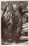 Artist: Johnstone, Ruth. | Title: Somewhere else | Date: 1986 | Technique: lithograph, printed in black ink, from one stone
