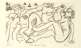 Artist: Furlonger, Joe. | Title: Palm Beach suite (no.2) | Date: 1990 | Technique: etching, printed in black ink, from one plate