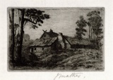 Artist: Mather, John. | Title: Near Marysville | Date: c.1898 | Technique: etching, printed in black ink with plate-tone, from one plate