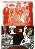 Artist: HANRAHAN, Barbara | Title: Iris Pearl dreams of a wedding | Date: 1967 | Technique: lithograph, printed in colour, from two plates, two photolithographs from three plates
