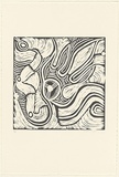 Artist: Singer, Sadie. | Title: not titled | Date: 1988 | Technique: linocut, printed in black ink, from one block | Copyright: Reproduced courtesy of the artist