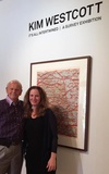 Title: Hank Ebes with Kim Westcott, at the opening of her exhibition, March 2015. | Date: 2015