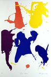 Artist: Upward, Peter. | Title: Parti-colours | Date: 1980 | Technique: screenprint, printed in colour, from multiple stencils