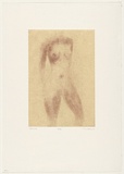Artist: Defteros, June. | Title: Nubile | Date: c1994 | Technique: sugarlift aquatint, printed in red-purple ink, from one plate