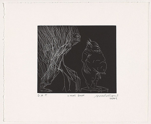 Artist: Cullen, Adam. | Title: Local Govt. | Date: 2001 | Technique: relief-etching, printed in black ink, from one plate