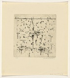 Artist: WILLIAMS, Fred | Title: Landscape in Upwey | Date: 1965-66 | Technique: etching, engraving, drypoint and mezzotint, printed in black ink, from one copper plate | Copyright: © Fred Williams Estate