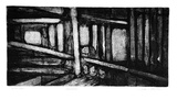 Artist: Clifton, Nancy. | Title: Interior. | Date: 1965 | Technique: etching and aquatint, printed in black ink, from one plate