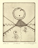 Artist: MITROPOULOS, Connie | Title: Ouroboros | Date: 1996, July/August | Technique: etching, printed in black ink, from one plate