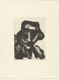 Artist: Lee, Graeme. | Title: Man in a hat IV | Date: 1996, March | Technique: etching, printed in black ink with plate-tone, from one plate