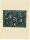 Artist: KING, Grahame | Title: Improvisation I | Date: 1975 | Technique: lithograph, printed in colour, from  stones [or plates]