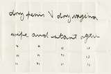 Artist: MILLISS, Ian | Title: (Letter to Daniel Thomas) | Date: 1971 | Technique: envelope, addressed, stamped and franked, containing folded sheets of paper with message in black fibre-tipped pen