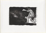Artist: Dickerson, Robert. | Title: The steelworker. | Date: 1984 | Technique: lithograph, printed in black ink, from one stone