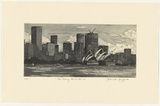Artist: GRIFFITH, Pamela | Title: The Sydney Opera House | Date: 1988 | Technique: hardground-etching and aquatint, printed in black ink, from one copper plate | Copyright: © Pamela Griffith