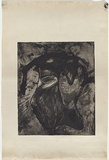 Artist: Nolan, Sidney. | Title: Carcass | Date: 1958 | Technique: etching and aquatint, printed in black ink, from one plate