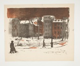 Artist: Courier, Jack. | Title: Soho Square. | Technique: lithograph, printed in black ink, from one stone [or plate]