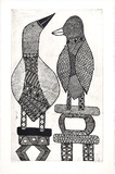 Artist: Murray, Janice. | Title: Yirra tokwampini | Date: 1997, July | Technique: etching, printed in black ink, from one plate | Copyright: © Janice Murray and Jilamara Arts + Craft