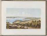 Artist: von Guérard, Eugene | Title: Sydney Heads, New South Wales | Date: (1866 - 68) | Technique: lithograph, printed in colour, from multiple stones [or plates]
