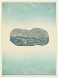 Artist: KING, Grahame | Title: Floating city | Date: 1975 | Technique: lithograph, printed in colour, from two stones [or plates]