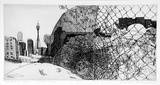 Artist: Rooney, Elizabeth. | Title: Fig Street, 1982 | Date: 1982 | Technique: etching printed in black ink with plate-tone, from one plate