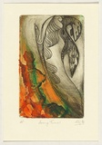Title: Facing turmoil | Date: 1992 | Technique: etching, printed in colour, from two plates