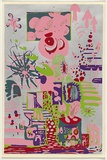 Artist: WORSTEAD, Paul | Title: Hotchy (silver back). | Date: 1971 | Technique: screenprint, printed in colour, from seven stencils, | Copyright: This work appears on screen courtesy of the artist