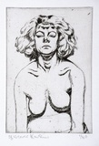 Artist: Hawkins, Weaver. | Title: Nude no 2. | Date: c.1923 | Technique: etching, printed in black ink, from one plate | Copyright: The Estate of H.F Weaver Hawkins
