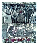 Artist: HANRAHAN, Barbara | Title: Dream people | Date: 1975 | Technique: etching, printed in colour with plate-tone