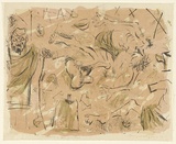 Artist: MACQUEEN, Mary | Title: Mutilation Bangladesh | Date: 1976 | Technique: lithograph, printed in colour on recto and verso, from multiple plates | Copyright: Courtesy Paulette Calhoun, for the estate of Mary Macqueen