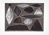 Artist: Coburn, John. | Title: Dark Uluru | Date: 1990, June | Technique: lithograph, printed in colour, from three stones [or plates]