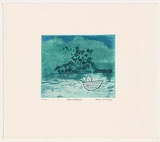 Artist: Warren, Guy. | Title: Downstream | Date: 2006 | Technique: etching and aquatint, printed in colour, from two plates
