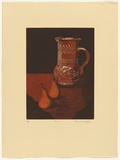 Artist: GRIFFITH, Pamela | Title: Pears | Date: 1982 | Technique: hard ground, aquatint, soft ground, photographic transfer from Kodalith two zinc | Copyright: © Pamela Griffith