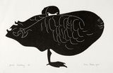 Artist: Thake, Eric. | Title: Bird watching | Date: 1965 | Technique: linocut, printed in black ink, from one block