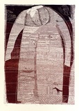 Artist: BOT, G.W. | Title: The poet | Date: 1996 | Technique: woodcut, printed in colour, from one block | Copyright: © G.W. Bot