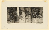Artist: WILLIAMS, Fred | Title: Landscape triptych. Number 1 | Date: 1962 | Technique: aquatint, engraving and foul biting | Copyright: © Fred Williams Estate