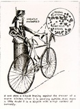 Artist: Tillers, Imants. | Title: If one sees a bicycle leaning against the dresser of a warm kitchen ... | Date: 1976 | Technique: etching and aquatint, printed in brown ink with plate-tone, from one copper plate | Copyright: Courtesy of the artist