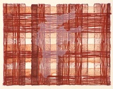 Artist: McPherson, Megan. | Title: Hong Kong Island check. | Date: 1997 | Technique: tuche lithograph, printed in colour and translucent white, from three stones