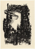 Artist: KING, Grahame | Title: Overture | Date: 1962 | Technique: lithograph, printed in black ink, from two stones [or plates]