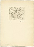 Artist: WALKER, Murray | Title: Venus de Milo and others in the antique room at the Slade School (d) | Date: 1962 | Technique: drypoint, printed in black ink, from one plate
