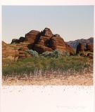 Artist: ROSE, David | Title: Late afternoon in the Bungle Bungles | Date: 1990 | Technique: screenprint, printed in colour, from multiple stencils