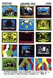 Artist: Loveday, Peter. | Title: Mayday, Labour Day 1981...March and join the celebration on May 4. | Date: 1981 | Technique: screenprint, printed in colour, from multiple stencils
