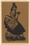 Artist: Dyson, Will. | Title: Spanish dancer. | Date: c.1927 | Technique: linocut, printed in black ink, from one block