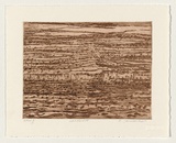 Artist: Janczewski, Andrzej. | Title: Landscape | Date: 1999, November | Technique: etching, printed in colour, from two plates