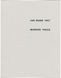 Artist: Burn, Ian. | Title: Mirror piece (1) (front cover) | Date: 1967 | Technique: 13 photocopy sheets
