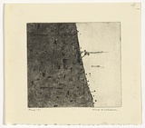 Artist: WILLIAMS, Fred | Title: Hillside Number 1 | Date: 1965-66 | Technique: etching, aquatint, drypoint and mezzotint rocker, printed in black ink, from one copper plate | Copyright: © Fred Williams Estate