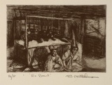 Artist: Wald, Susan. | Title: Es Brent | Date: 1993 | Technique: etching, printed in black ink, from one plate
