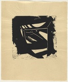 Artist: Withers, Rod. | Title: Fallen angels X | Date: 1983 | Technique: woodcut, printed in black ink, from one block